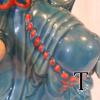 FiveDynastiesChaiDazhouMarkColorGuanyinStatue