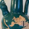 YuanGreenChickenHeadVase